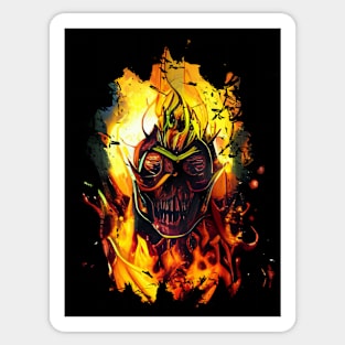 Burning in Hell Sticker